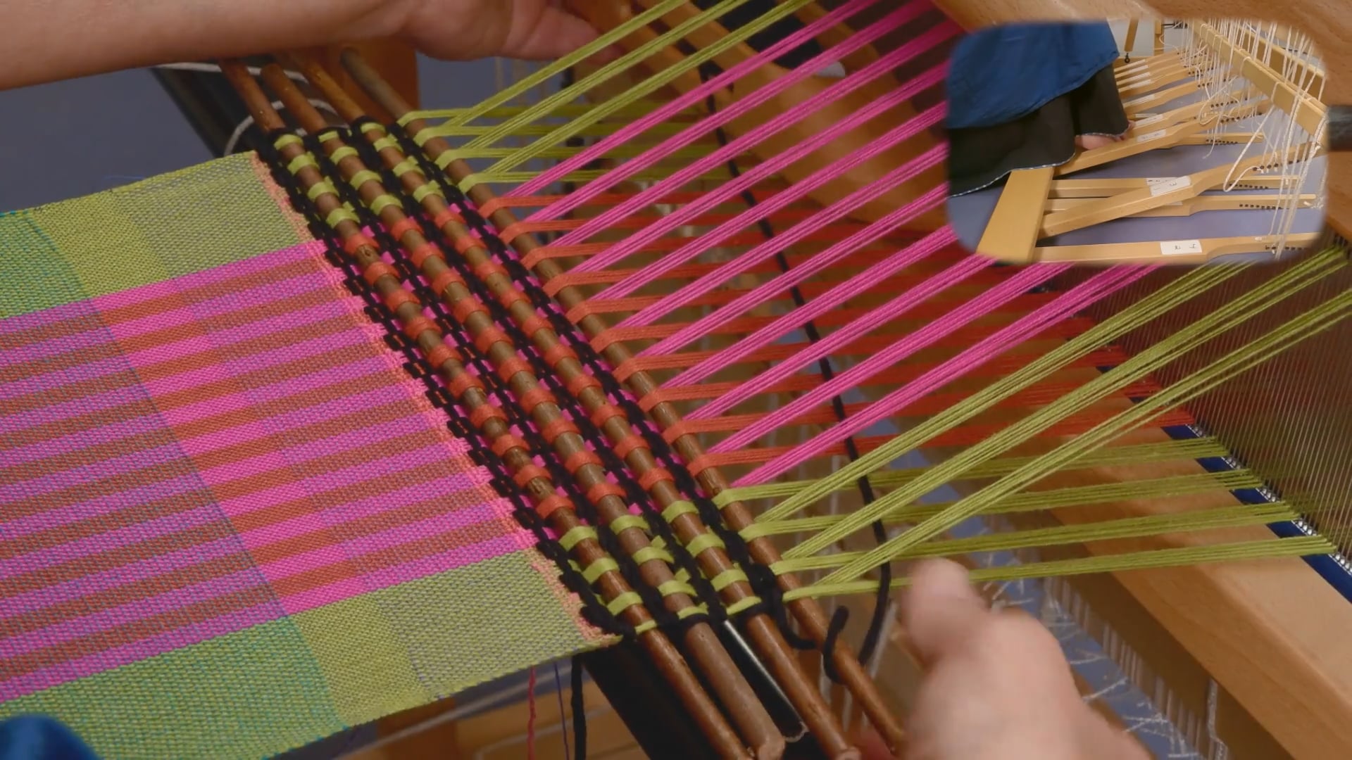 9.6.9 - 4 Shaft at the Loom with Jane Deflected Double Weave