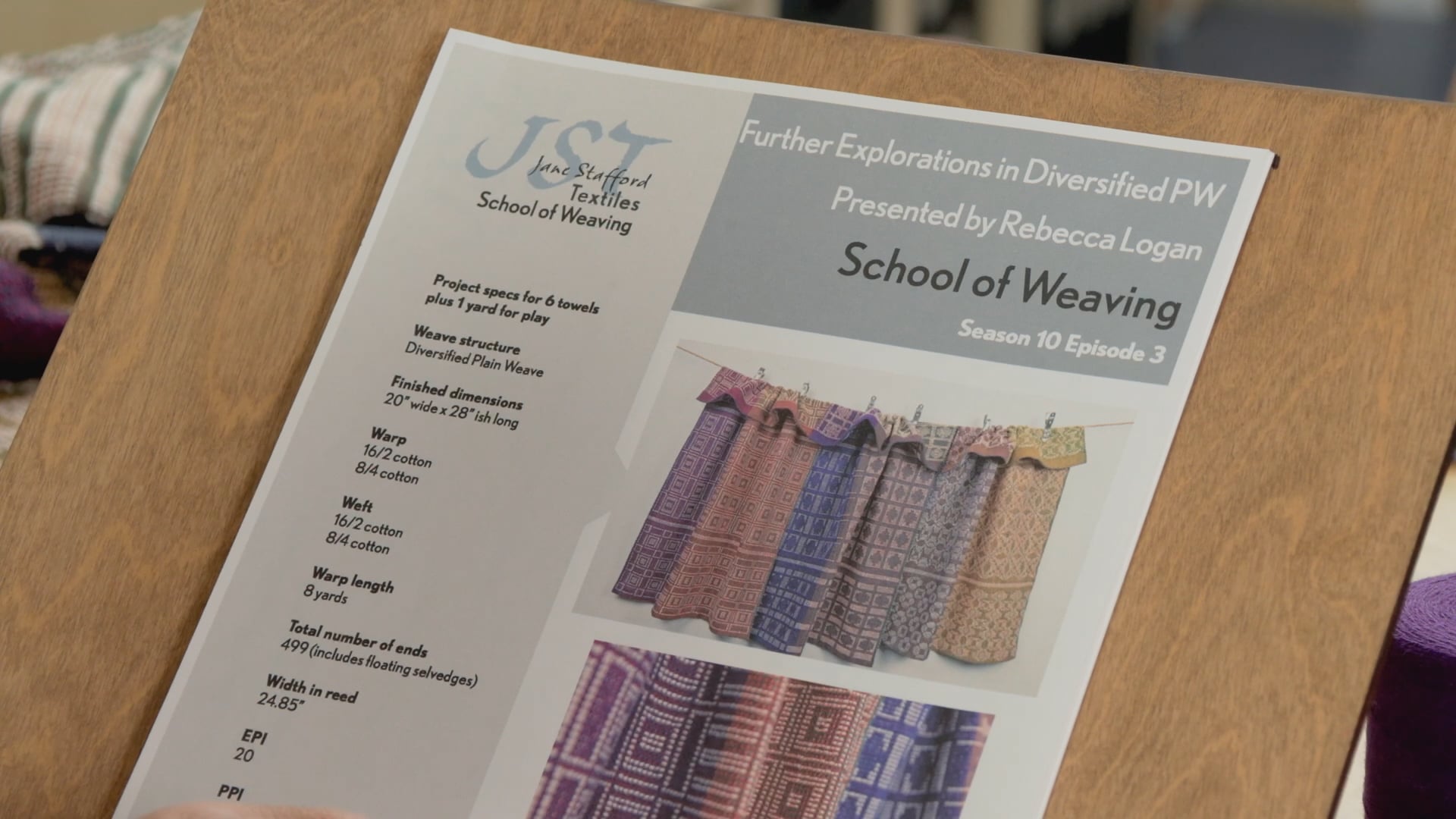 10.3.5 - 8 Shaft Project Diversified Plain Weave, Pushing It Further