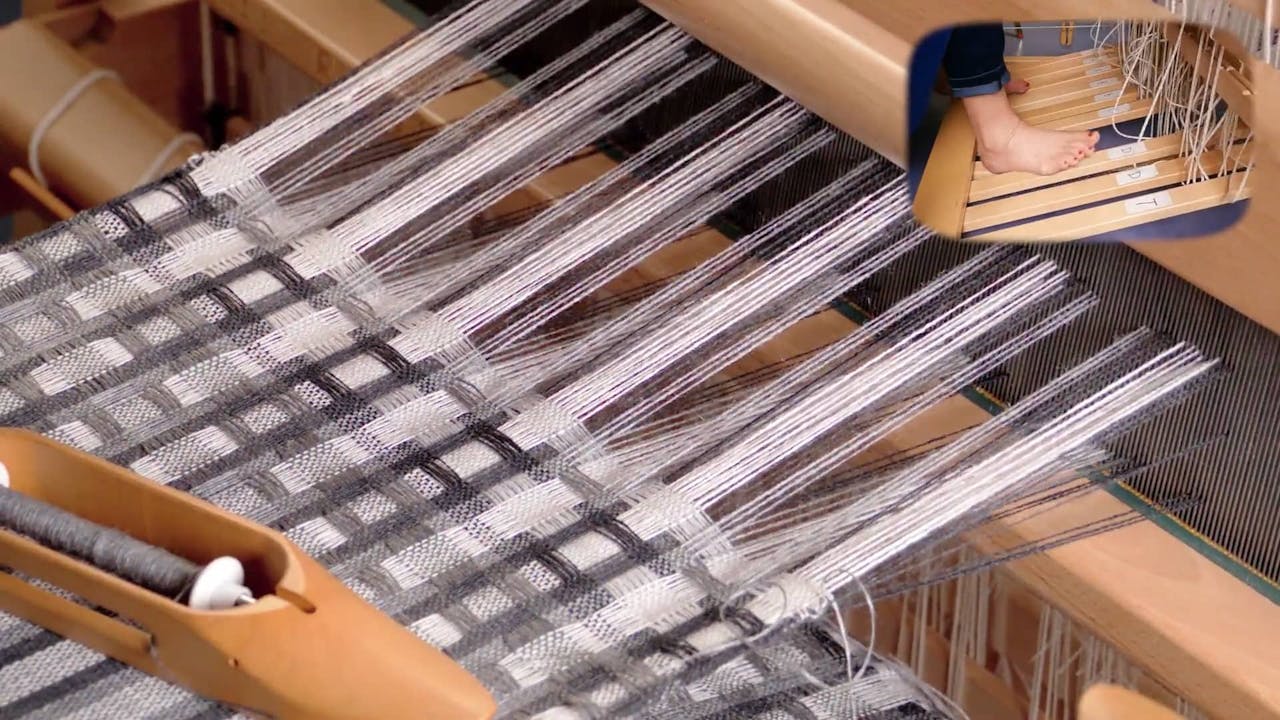 8.3.7 - 8 Shaft at the Loom Deflected Double Weave - School of Weaving