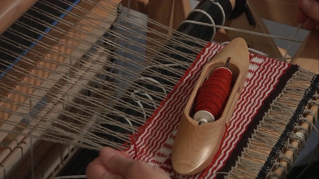 4.9.2 - Weft Faced Twills at the Loom