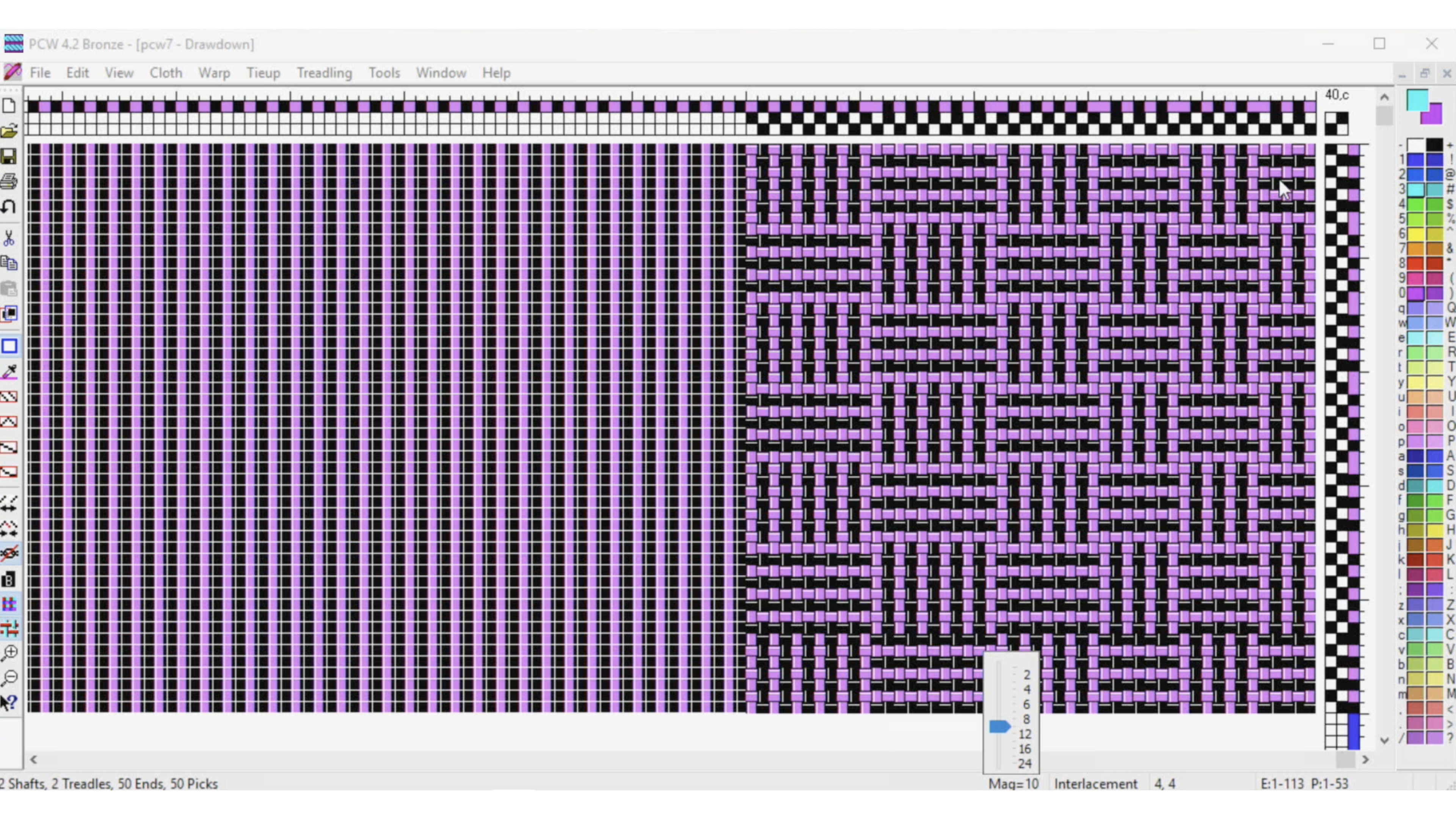 Season 7 Episode 2 - Fiberworks PCW Colour and Weave