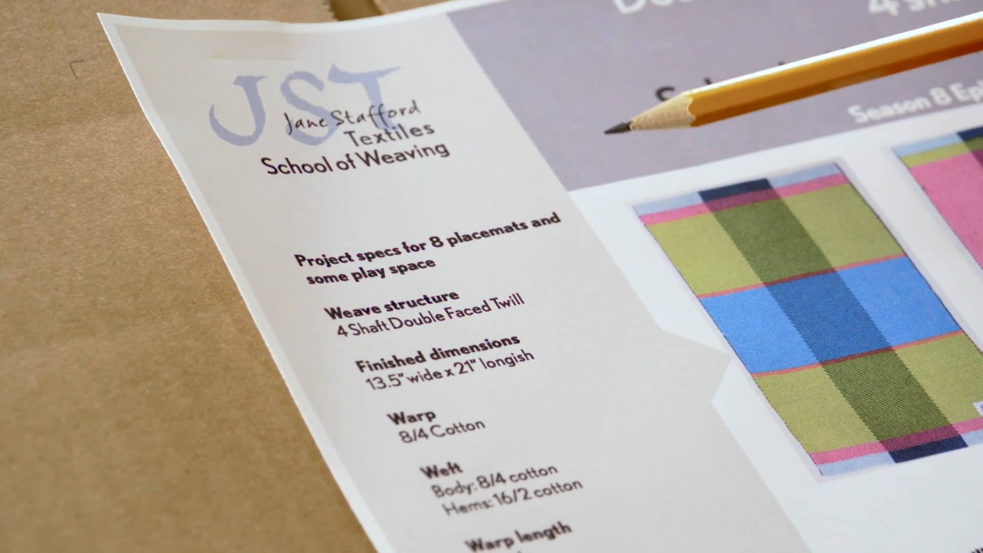 8.7.3 - A Look at the 4 Shaft PDF Double Faced Twill