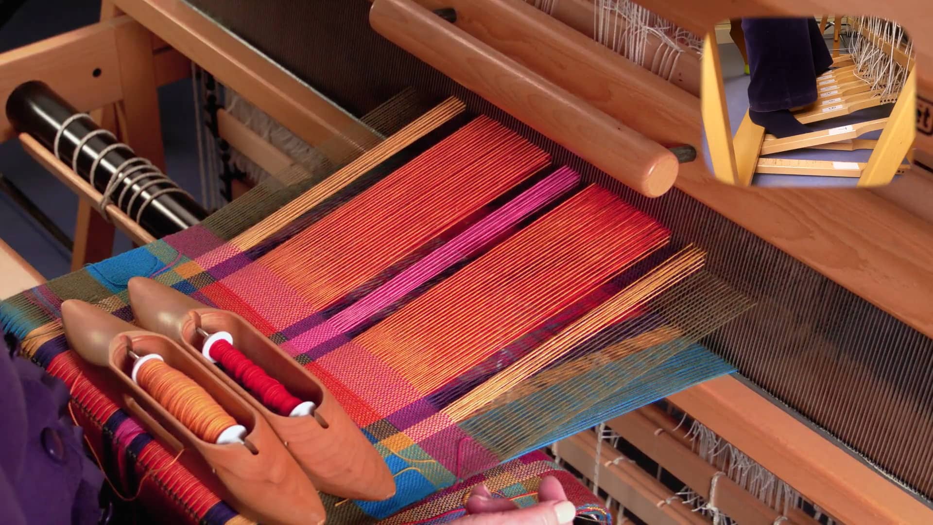 8.4.8 - 8 Shaft at the Loom Two Block Double Weave