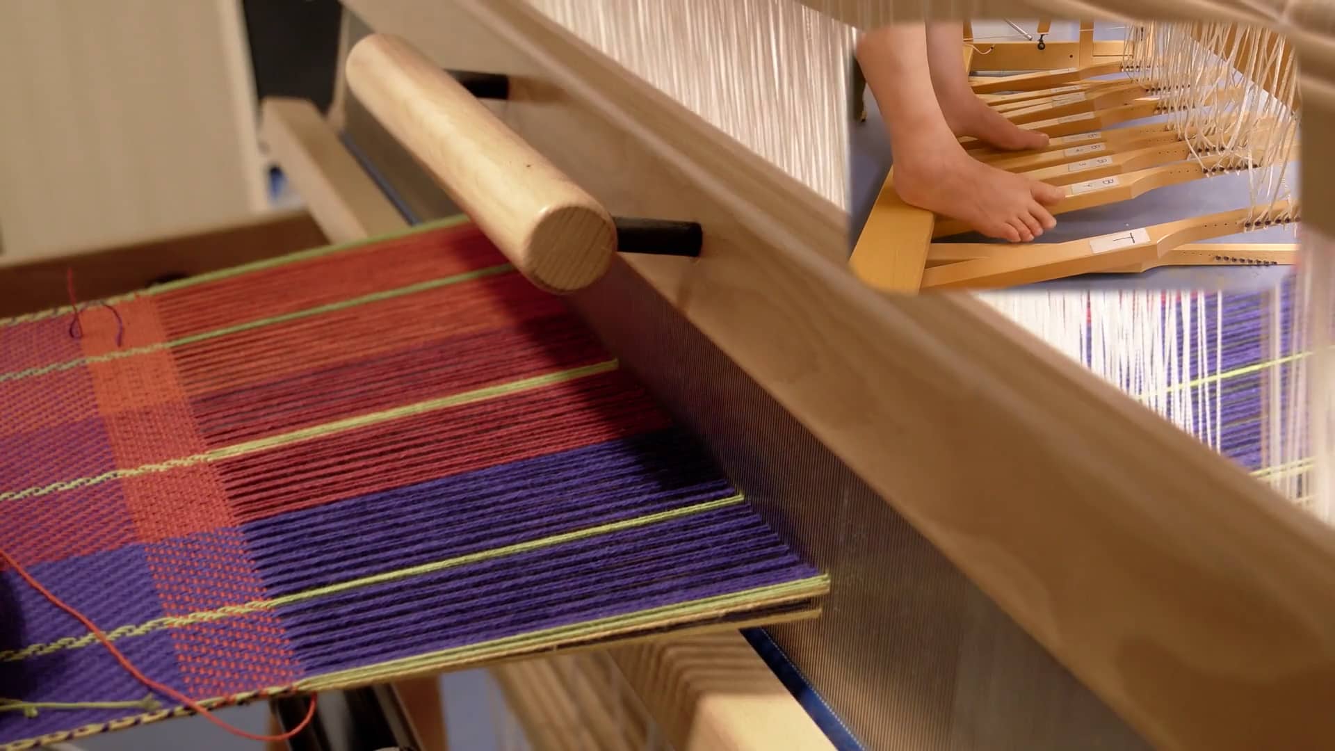 8.7.9 - 8 Shaft at the Loom Interlocking Double Weave