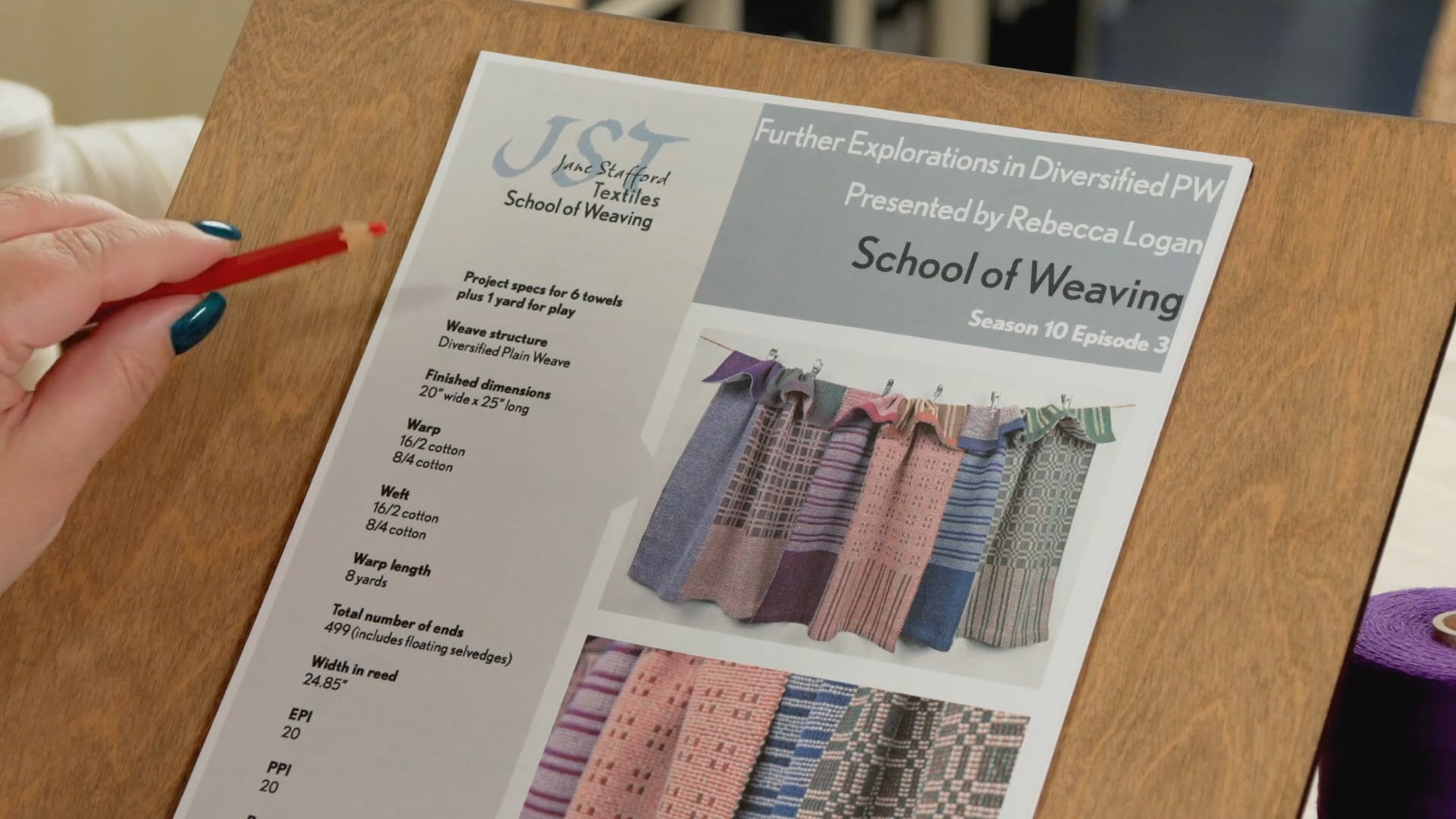 10.2.3 - 4 Shaft Project Diversified Plain Weave, Pushing It Further