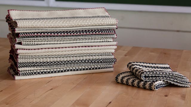 5.9.5 - Huck and Twills Placemats
