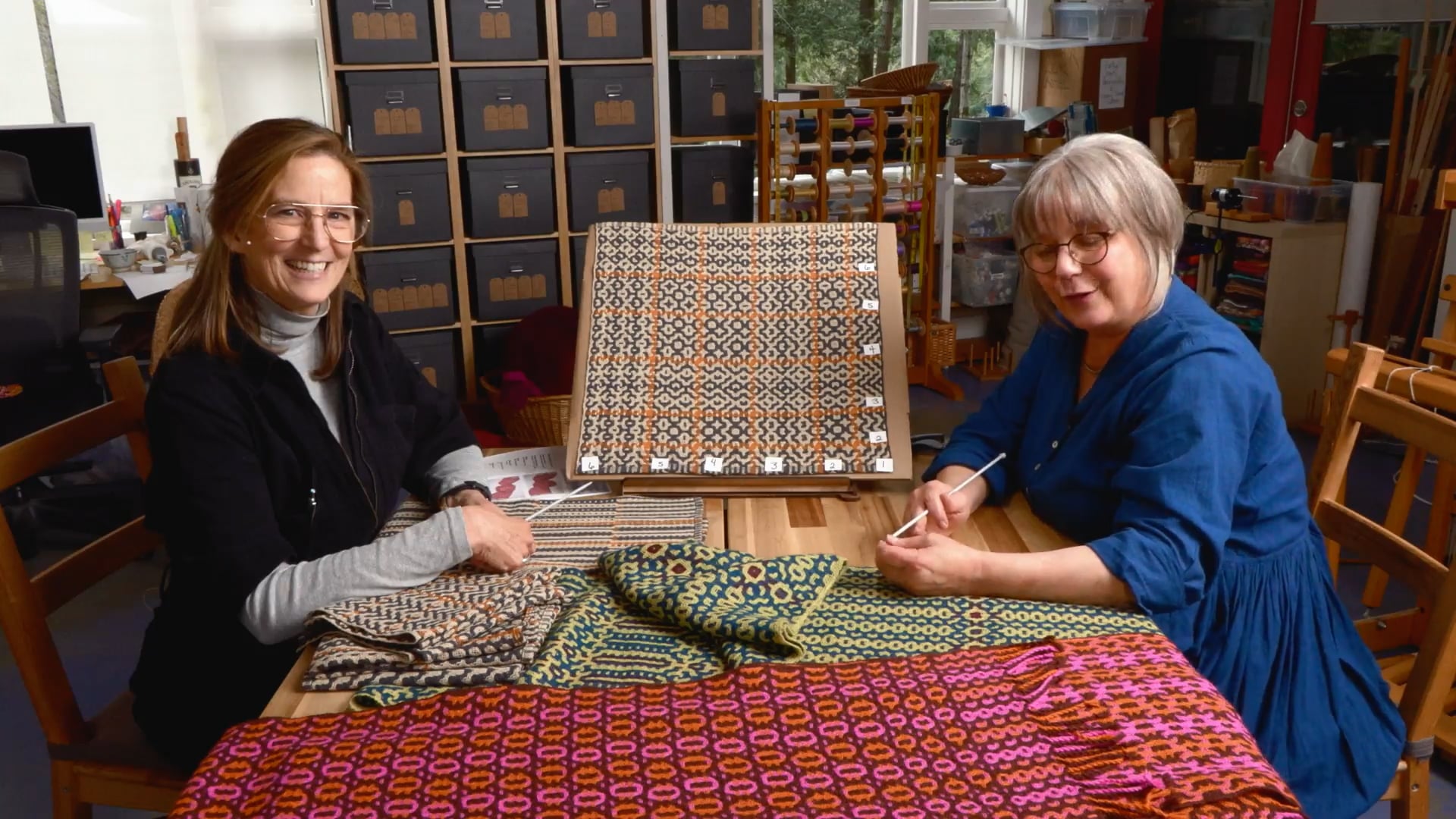 9.6.2 - A Conversation in Cloth, 8 Shaft Deflected Double Weave