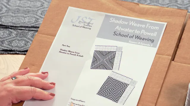 Shadow Weaver Systematic Patterns.pdf 8.2.2 - A Look at 4 Shaft PDF Shadow Weave From Atwater to Powell ...