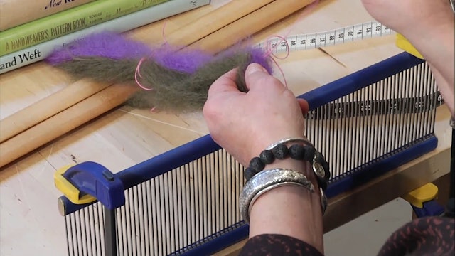 1.9.1 - Tackling a Small Brushed Mohair Warp Project