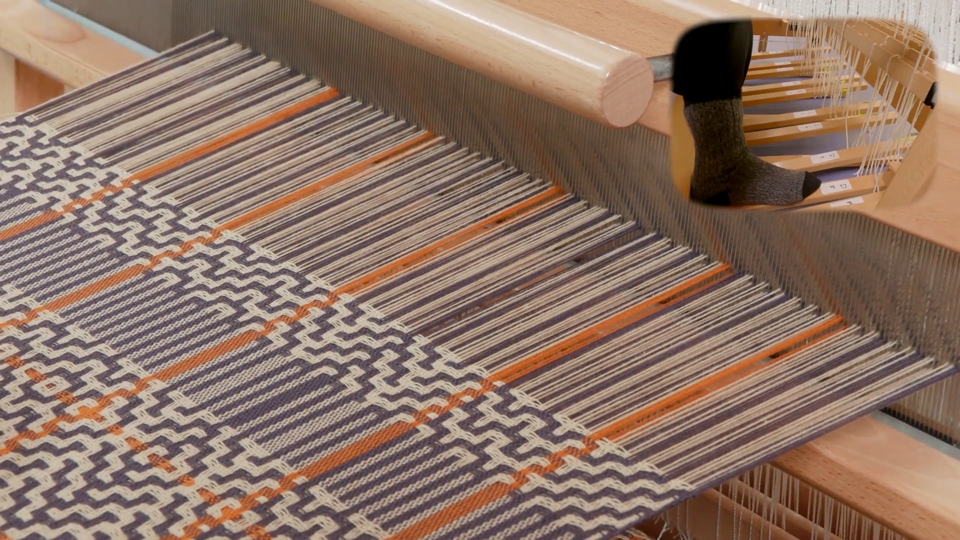 9.4.8 - 8 Shaft at the Loom Deflected Double Weave