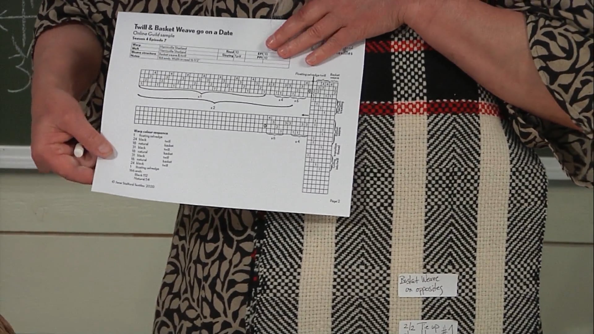 4.7.1 - Introduction to Twill & Basket Weave