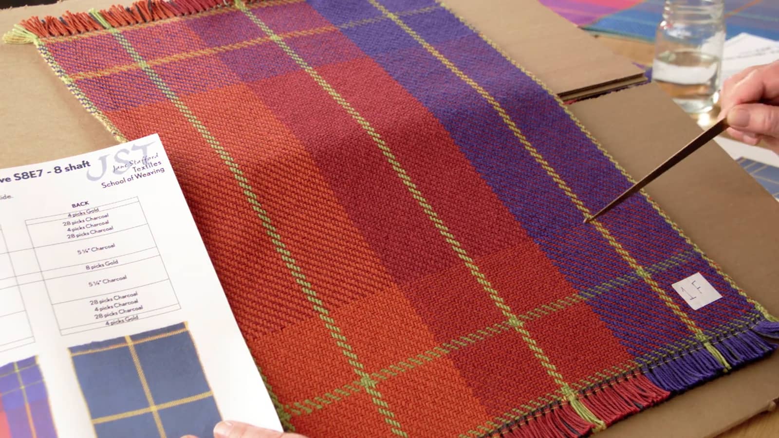 8.7.8 - A Look at the 8 Shaft Project Interlocking Double Weave