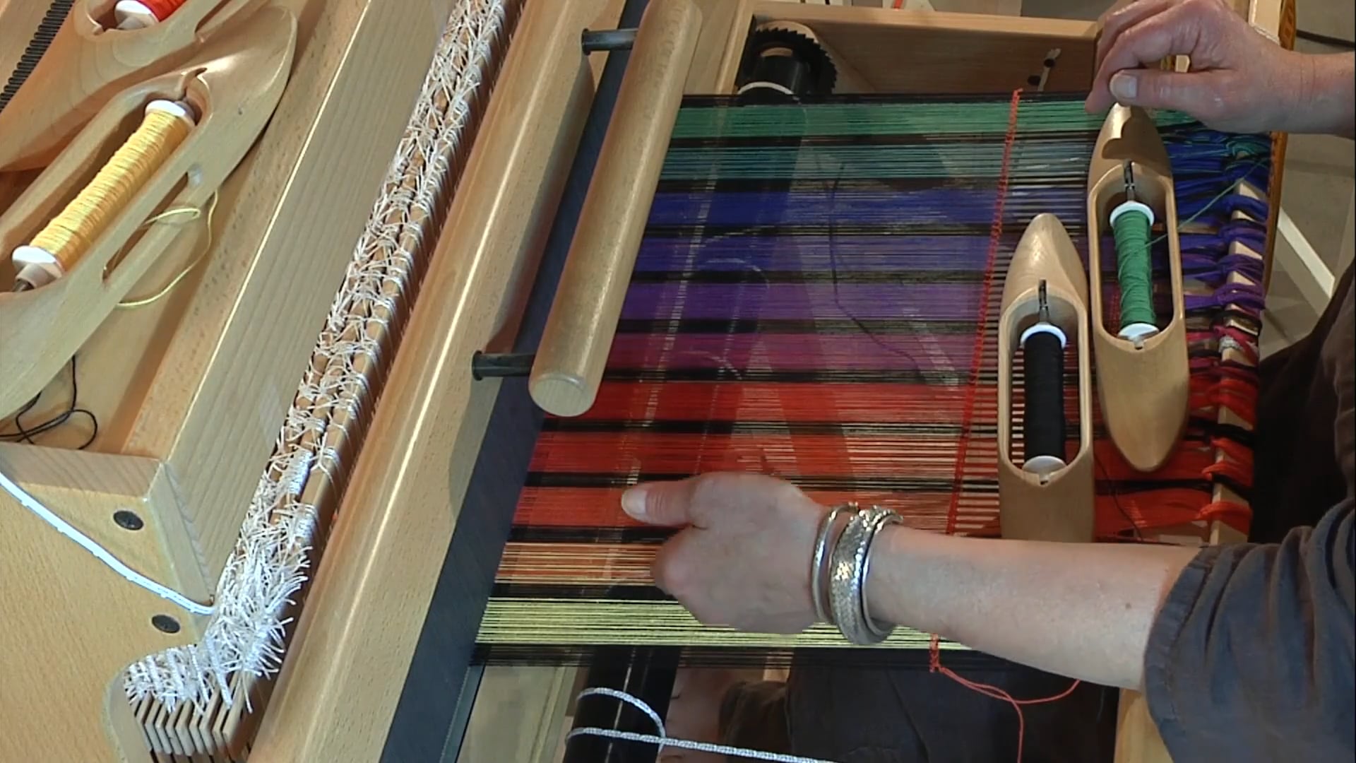 2.10.2 - At the Loom - Primaries & Secondaries on Black