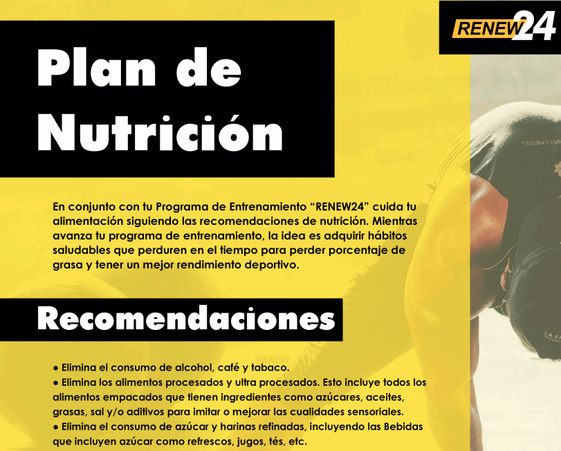 Plan de Nutrición