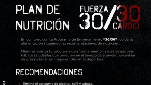 Recomendaciones Nutricionales