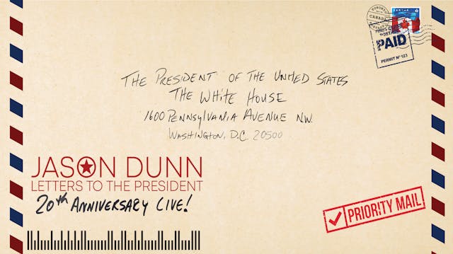 Jason Dunn - "Letters To The President" 20th Anniversary LIVE