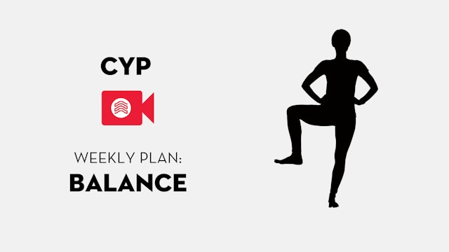 CYP Weekly Plan: Balance