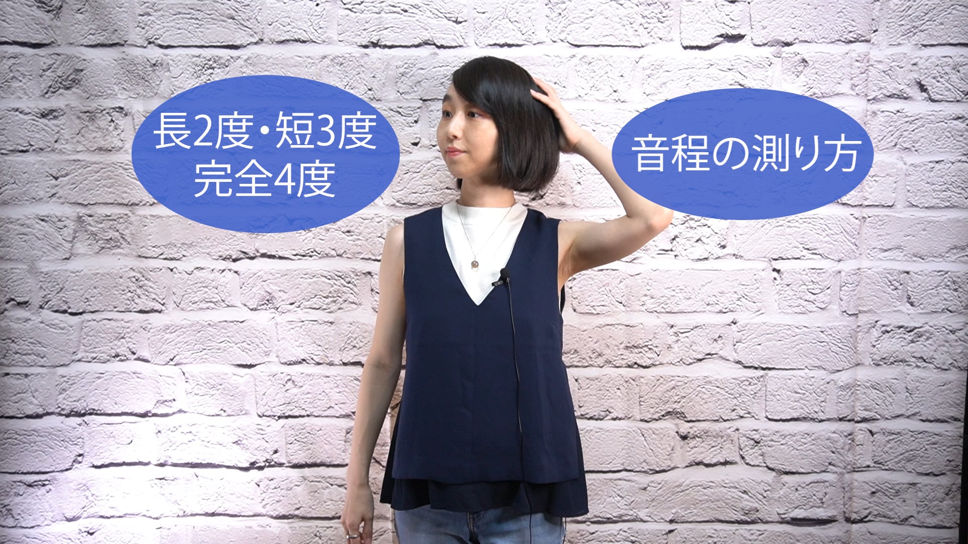 A-047 長2度・短3度・完全4度　音程の測り方