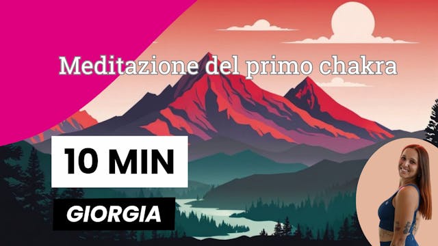 Meditazione del primo chakra