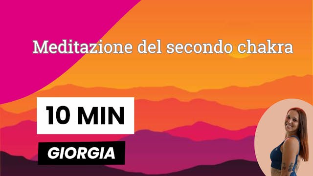 Meditazione del secondo chakra
