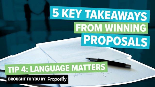 Tip #4: Language Matters
