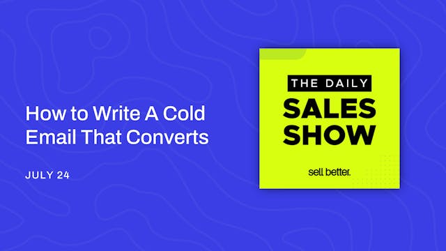 How to Write A Cold Email That Converts