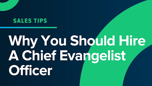 Why You Should Hire A Chief Evangelis...