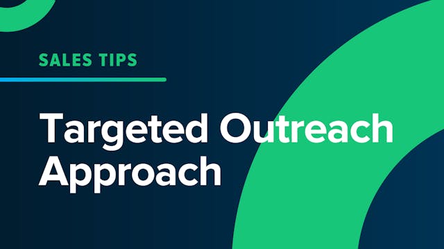 Targeted Outreach Approach - Quantity