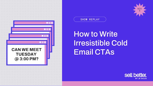 How to Write Irresistible Cold Email CTAs
