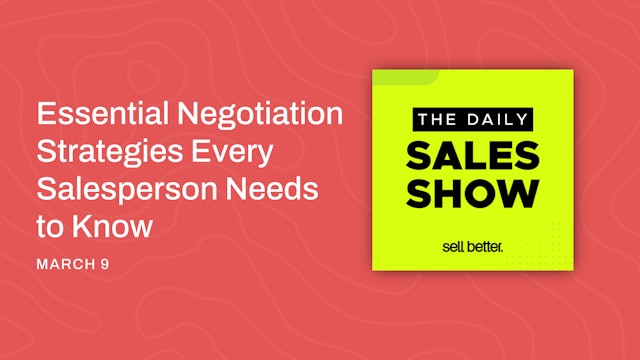 Essential Negotiation Strategies Every Salesperson Needs to Know