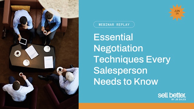 Essential Negotiation Techniques Every Salesperson Needs to Know