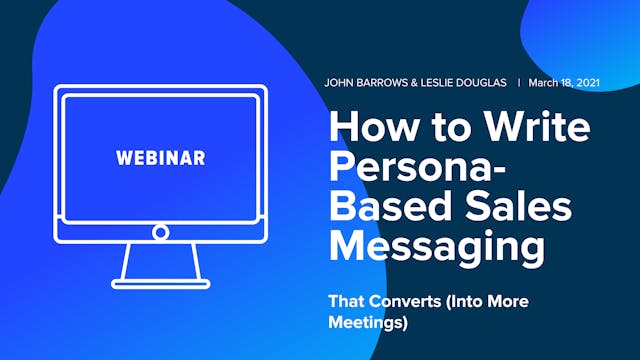 How to Write Persona-Based Messaging That Converts (Into More Meetings)