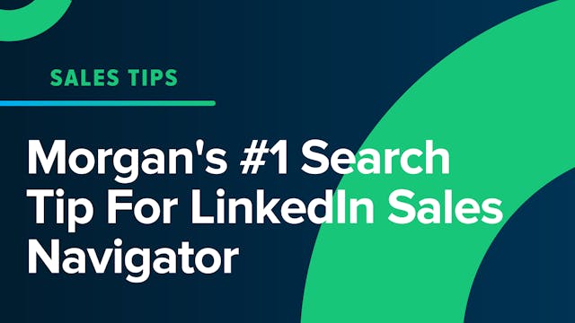 Morgan's #1 Search Tip For LinkedIn S...