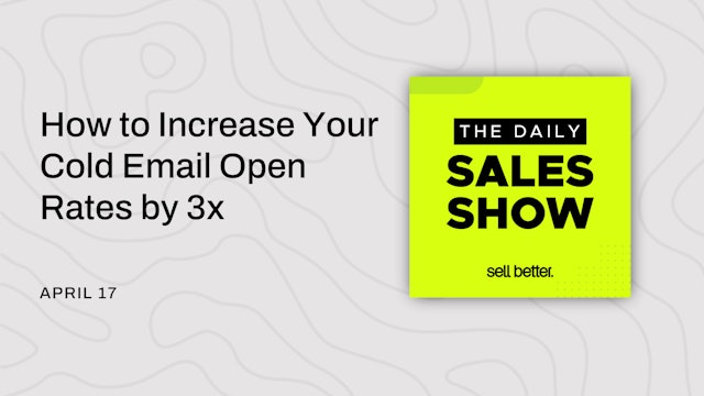 How to Increase Your Cold Email Open Rates by 3x