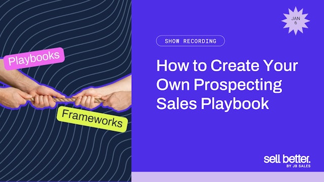 How to Create Your Own Prospecting Sales Playbook