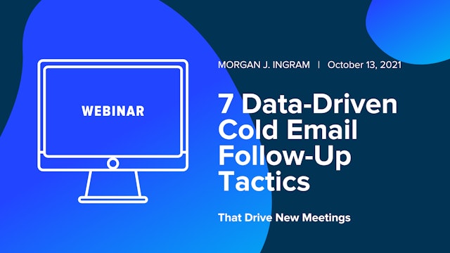 7 Data-Driven Cold Email Follow-Up Tactics That Drive New Meetings