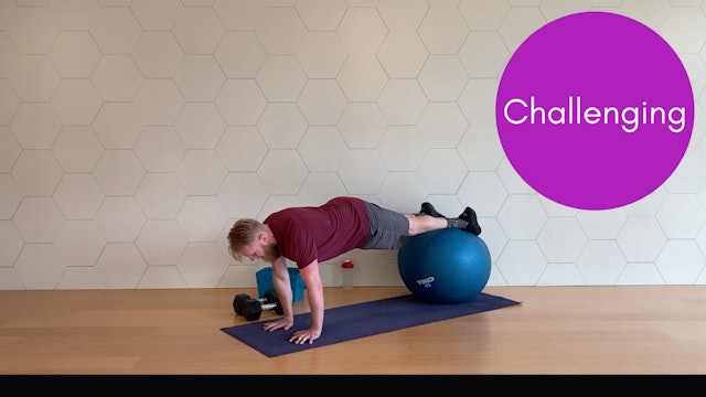 Stability Ball HIIT (31 min) | HIIT