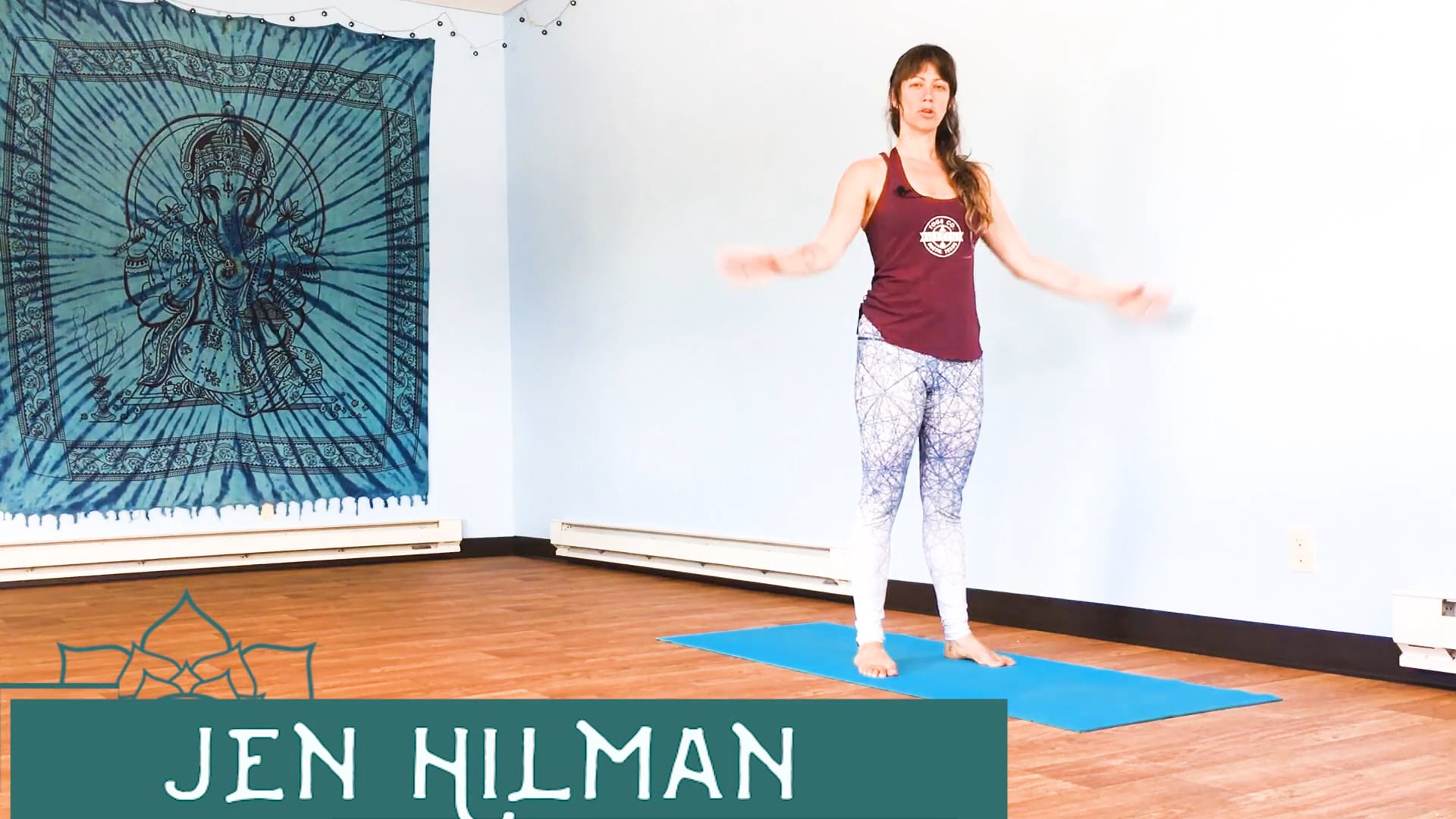 Pose Breakdown-  Warrior I