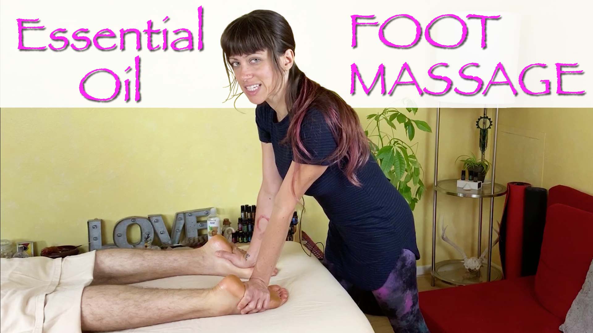 Essential Oil Foot Massage