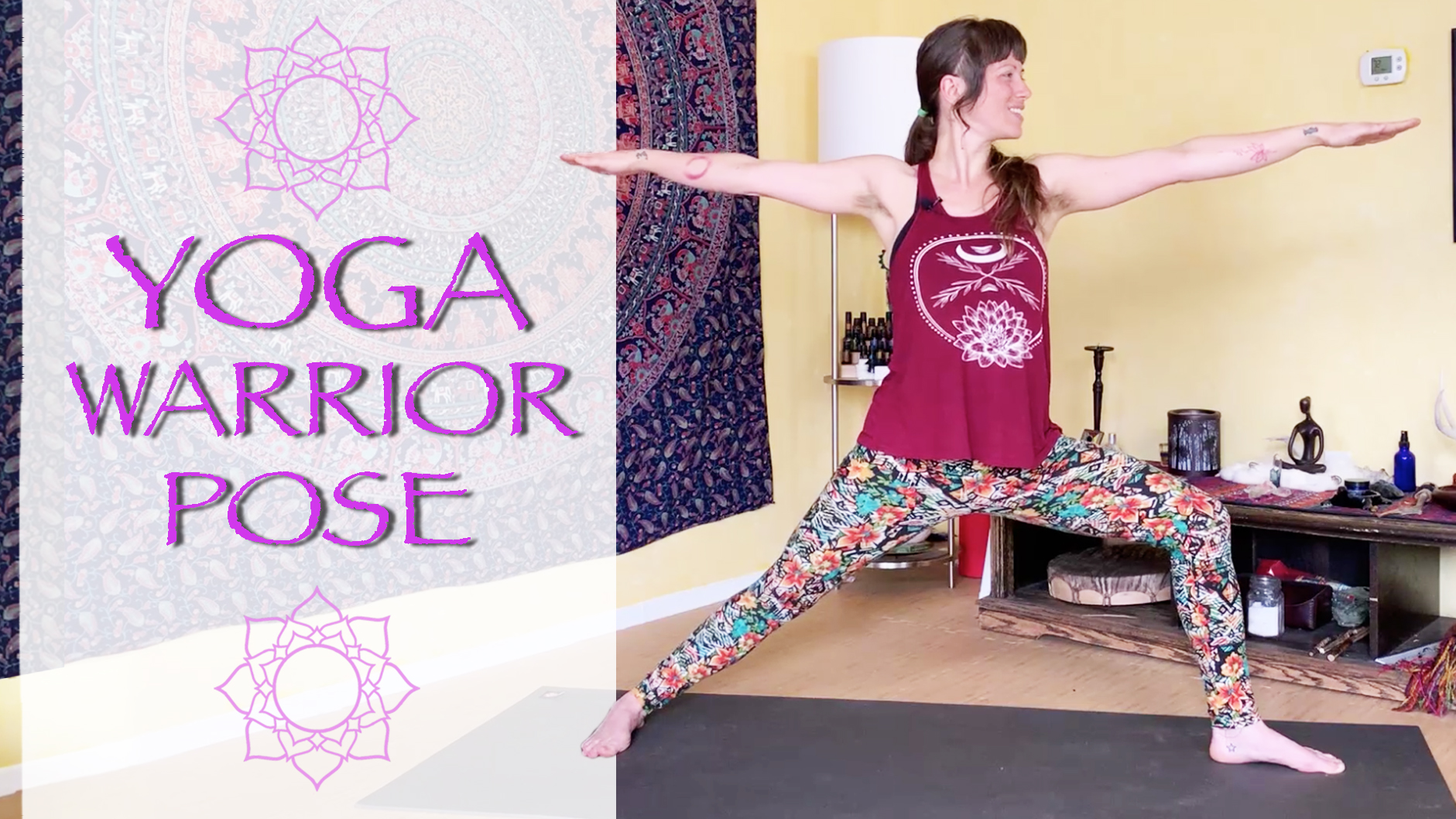 Pose Breakdown of Warrior 1 & 2