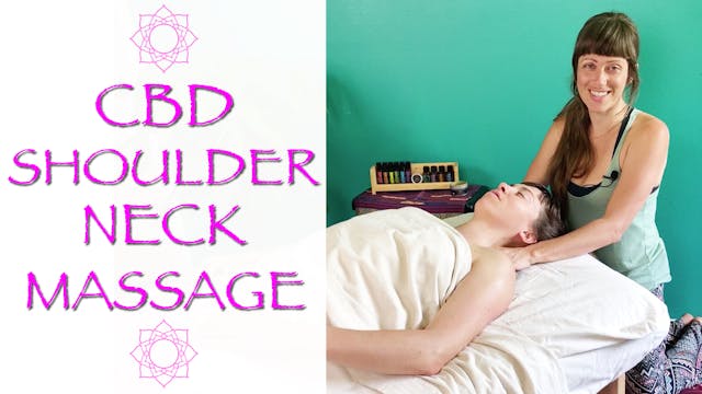 CBD Oil Head and Neck massage