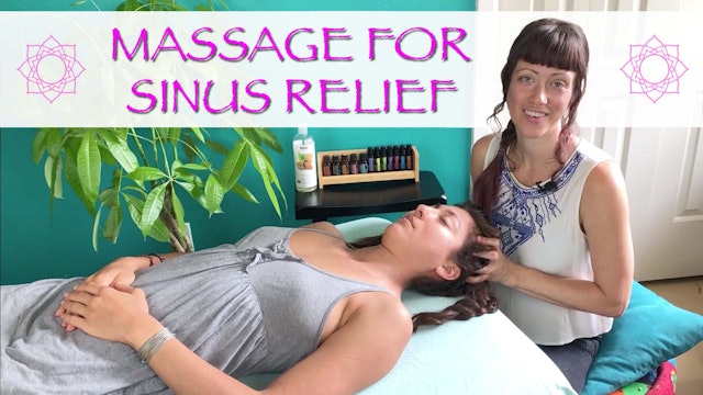 Massage Techniques for Sinus Relief