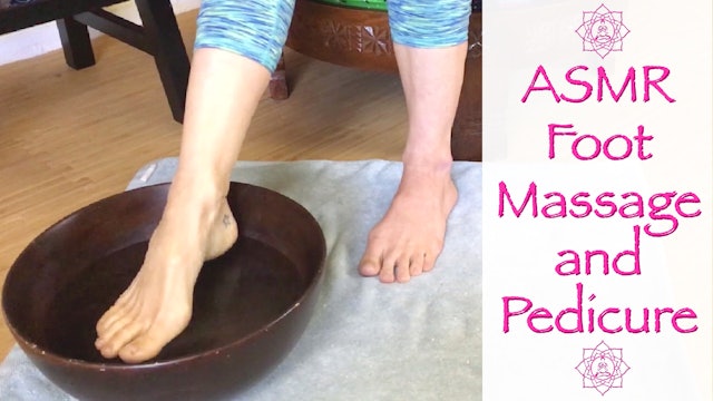 ASMR Foot Massage and Pedicure