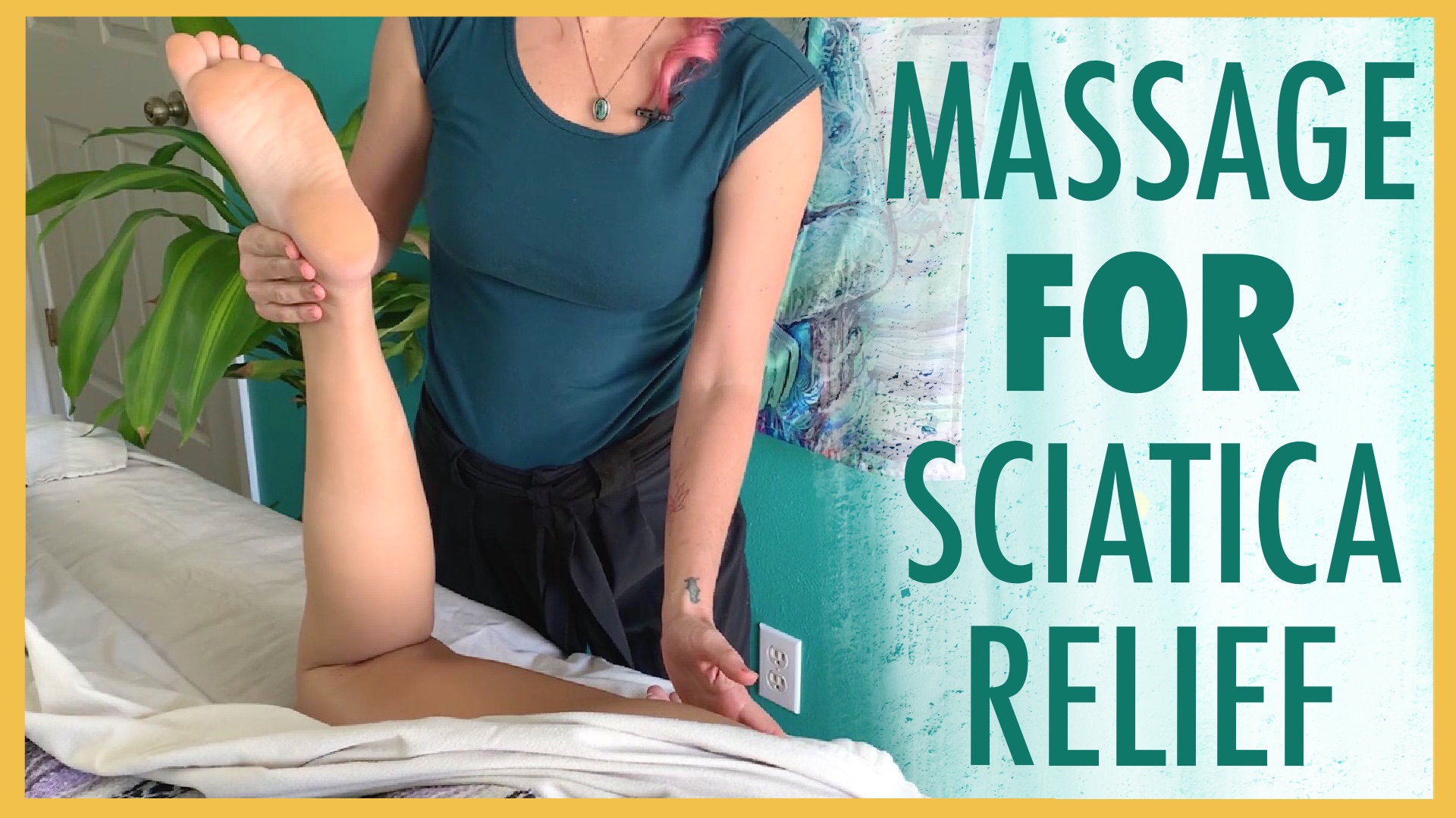 Low Back Massage for Chronic Sciatic Pain