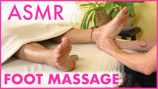 ASMR Foot Massage with CBD Oil
