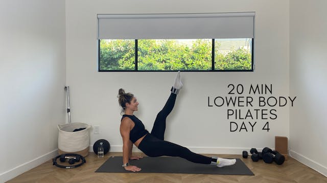 Day 4 - Lower Body Ankle Weight Pilates