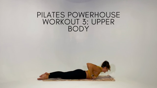 Pilates Powerhouse Workout 3 Upper Body