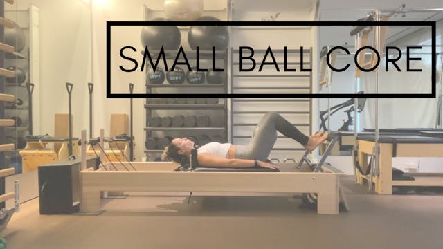 Small Stability Ball Core Reformer