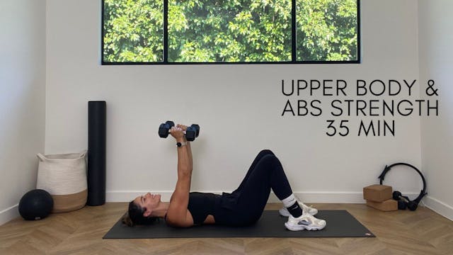 Upper Body and Abs Strength 35 min