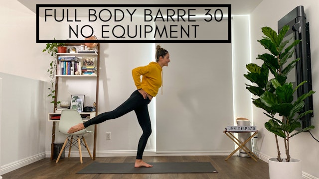 Full Body Barre in 30 - No Equipment